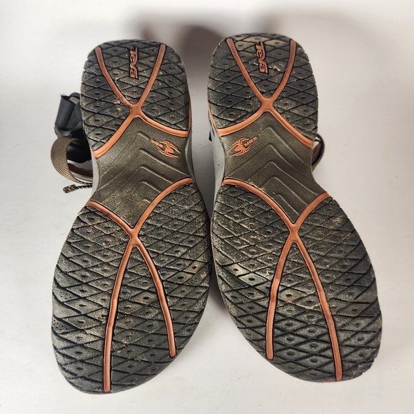 TEVA Men's Universal Buckle 2 Water Sandal Size 10 Khaki Shoes Outdoor - Picture 7 of 11